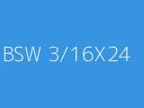 BSW 3/16X24